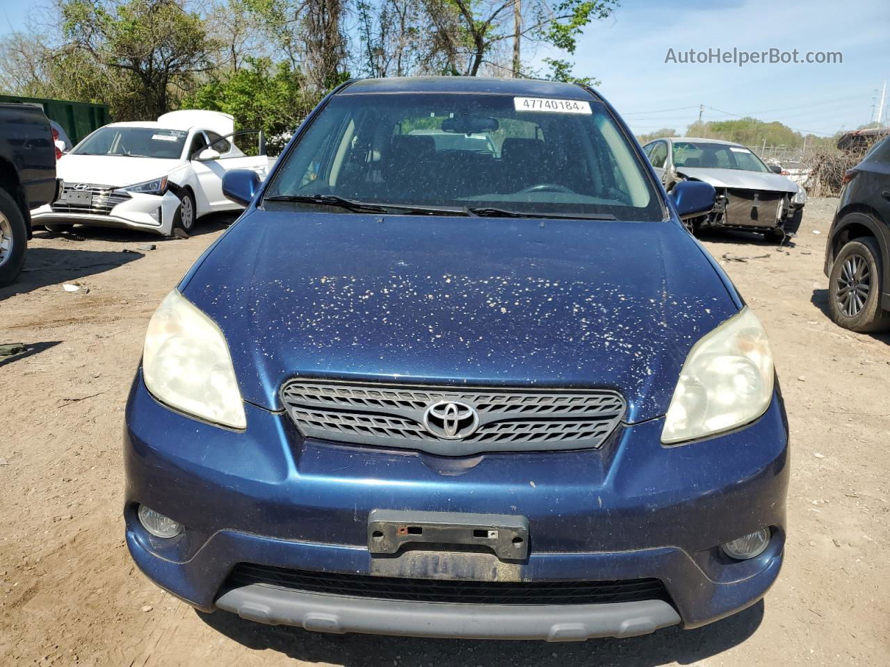 2005 Toyota Corolla Matrix Xr Blue vin: 2T1KR32E45C341911