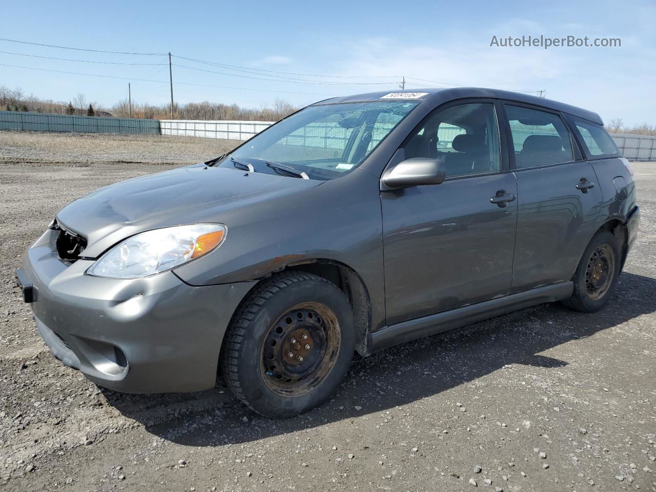 2008 Toyota Corolla Matrix Xr Gray vin: 2T1KR32E48C693939