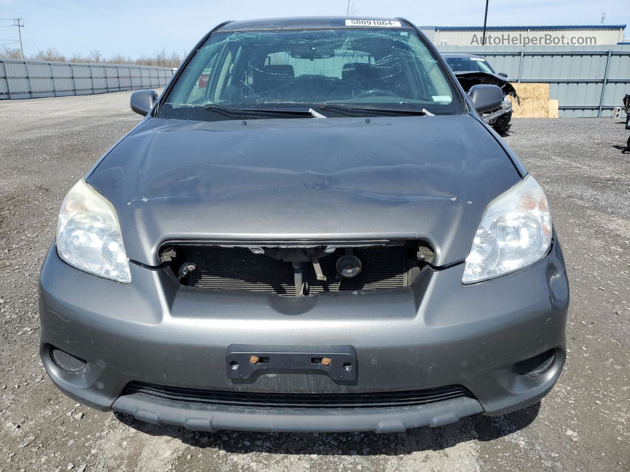 2008 Toyota Corolla Matrix Xr Gray vin: 2T1KR32E48C693939