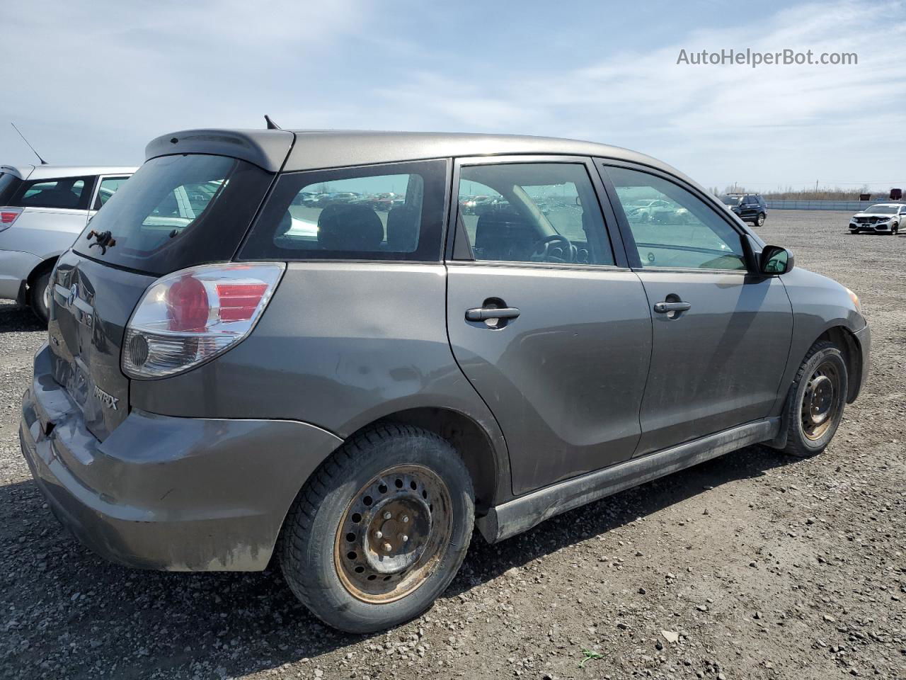 2008 Toyota Corolla Matrix Xr Серый vin: 2T1KR32E48C693939