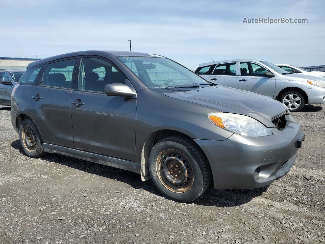 2008 Toyota Corolla Matrix Xr Gray vin: 2T1KR32E48C693939