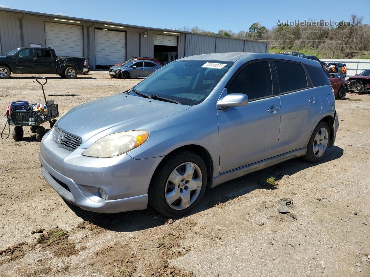 2008 Toyota Corolla Matrix Xr Blue vin: 2T1KR32E48C696615