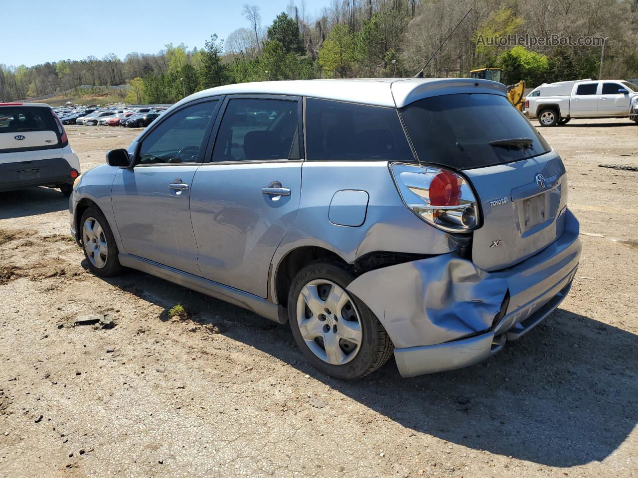 2008 Toyota Corolla Matrix Xr Blue vin: 2T1KR32E48C696615