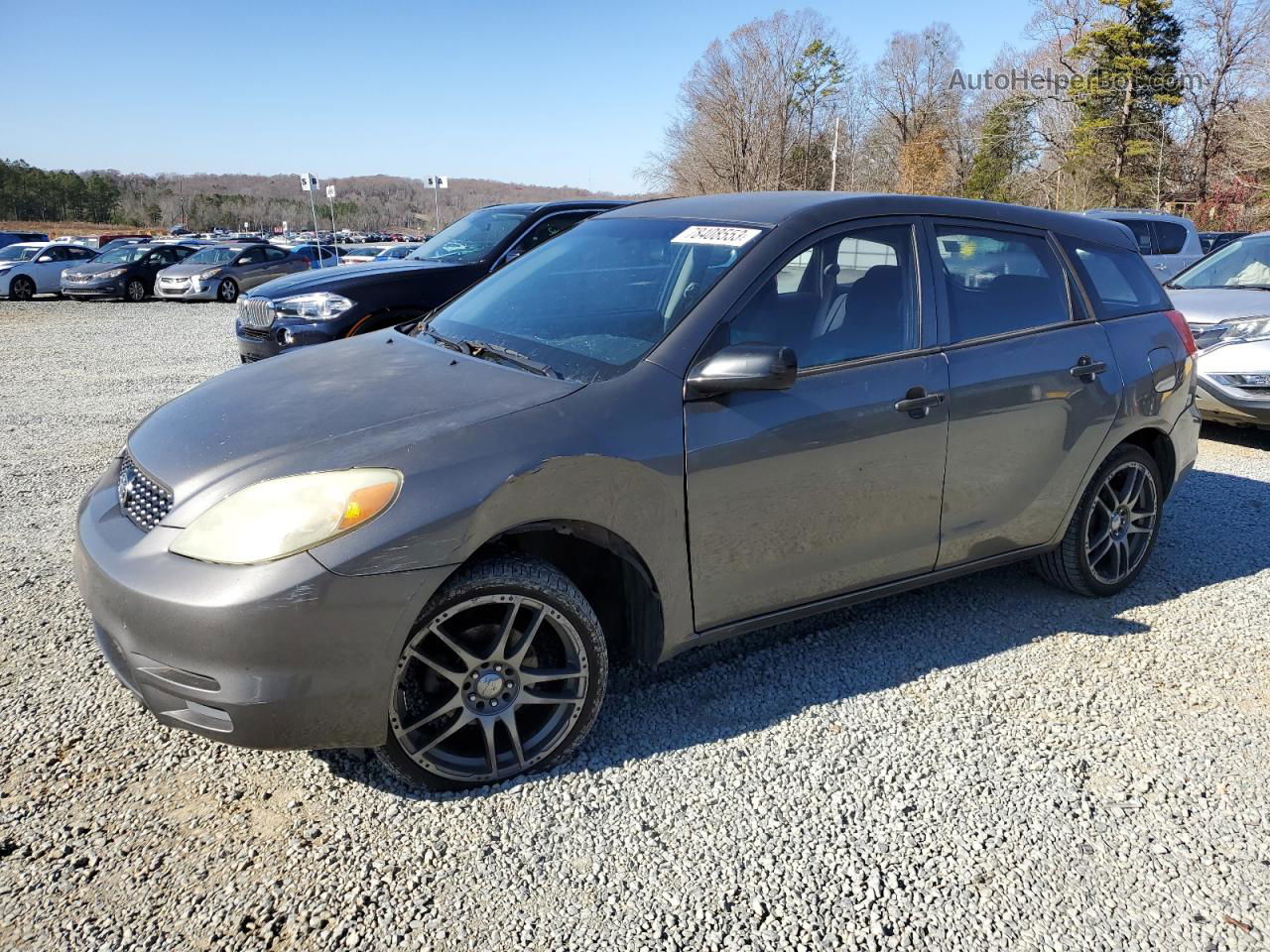 2004 Toyota Corolla Matrix Xr Gray vin: 2T1KR32E54C215474