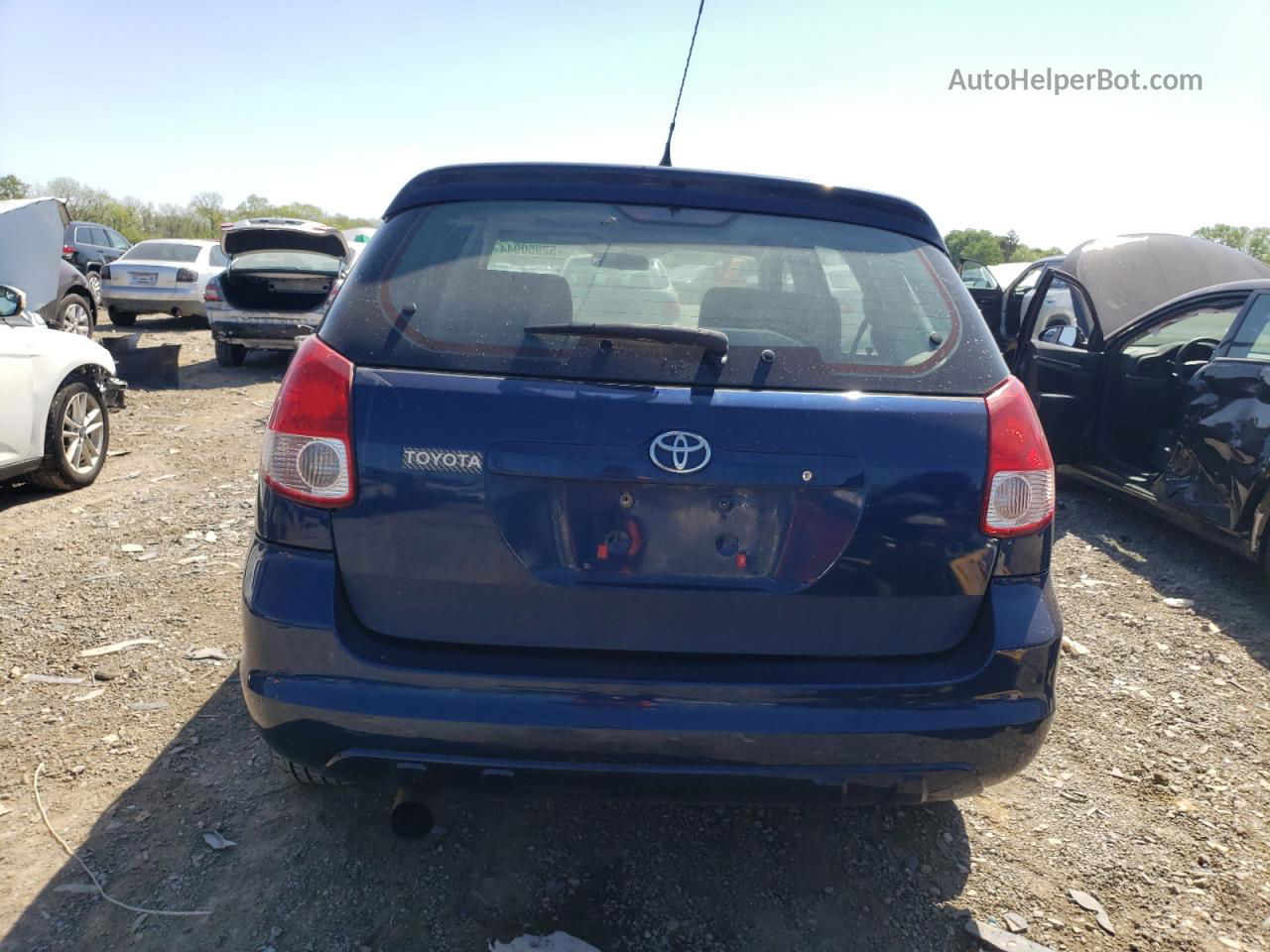 2004 Toyota Corolla Matrix Xr Blue vin: 2T1KR32E64C202054