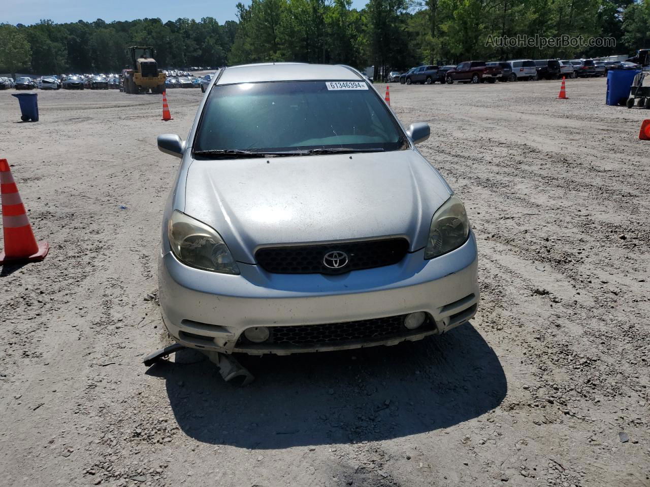 2004 Toyota Corolla Matrix Xr Silver vin: 2T1KR32E64C233045