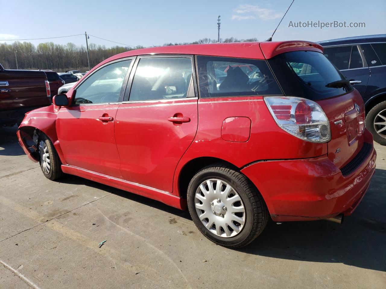 2005 Toyota Corolla Matrix Xr Red vin: 2T1KR32E65C332742