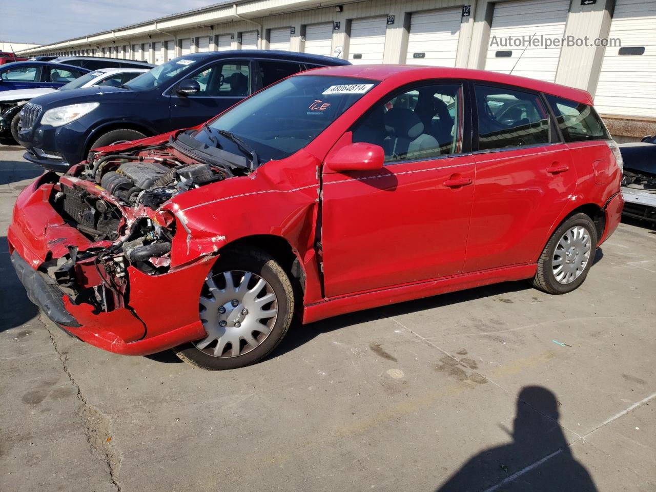 2005 Toyota Corolla Matrix Xr Red vin: 2T1KR32E65C332742