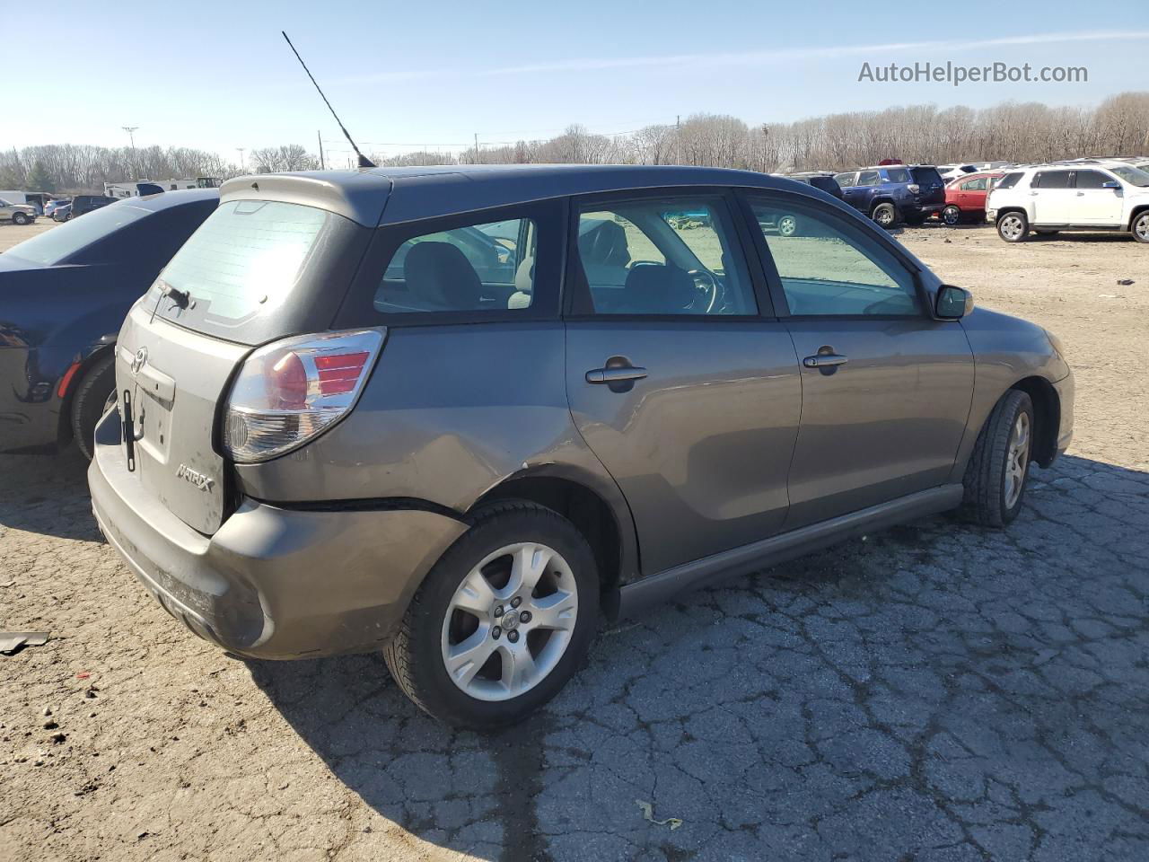 2005 Toyota Corolla Matrix Xr Gray vin: 2T1KR32E65C372805