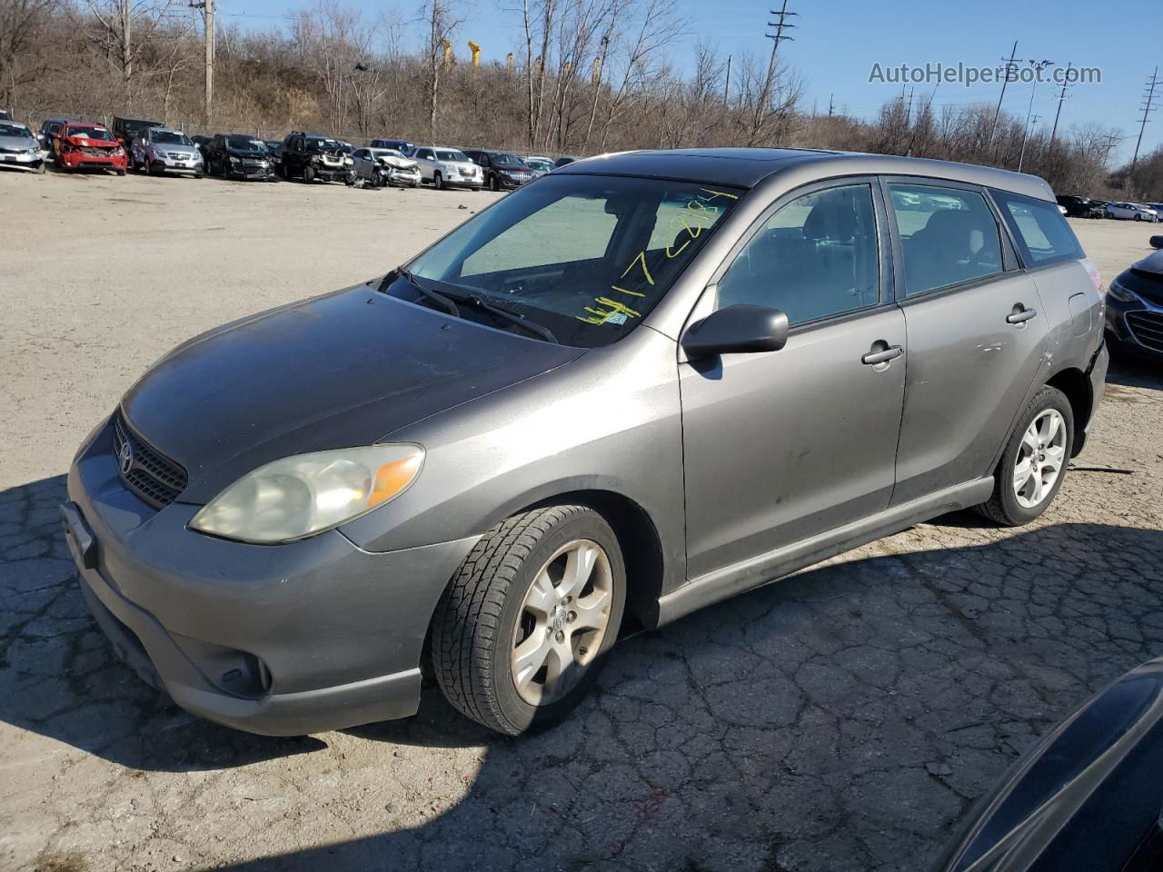 2005 Toyota Corolla Matrix Xr Gray vin: 2T1KR32E65C372805