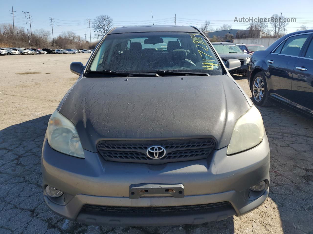 2005 Toyota Corolla Matrix Xr Gray vin: 2T1KR32E65C372805