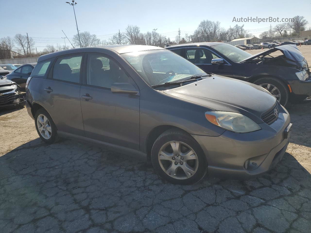 2005 Toyota Corolla Matrix Xr Gray vin: 2T1KR32E65C372805