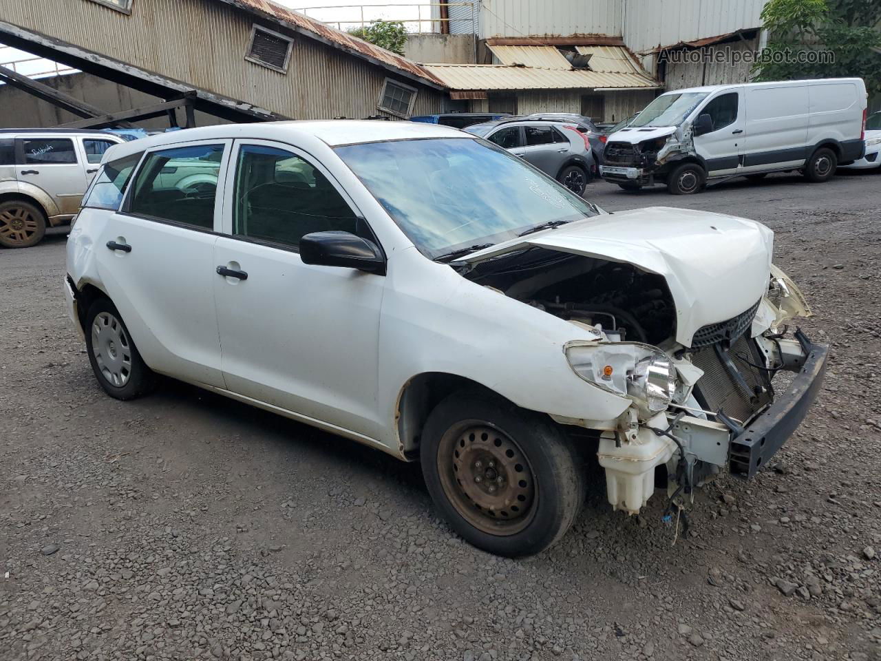 2005 Toyota Corolla Matrix Xr White vin: 2T1KR32E65C487338