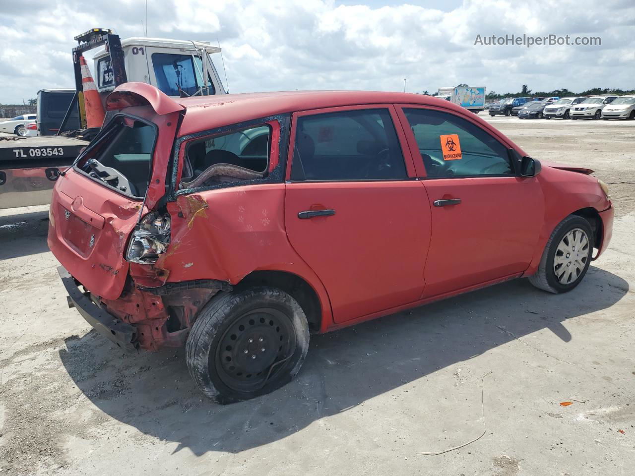 2008 Toyota Corolla Matrix Xr Red vin: 2T1KR32E68C713737