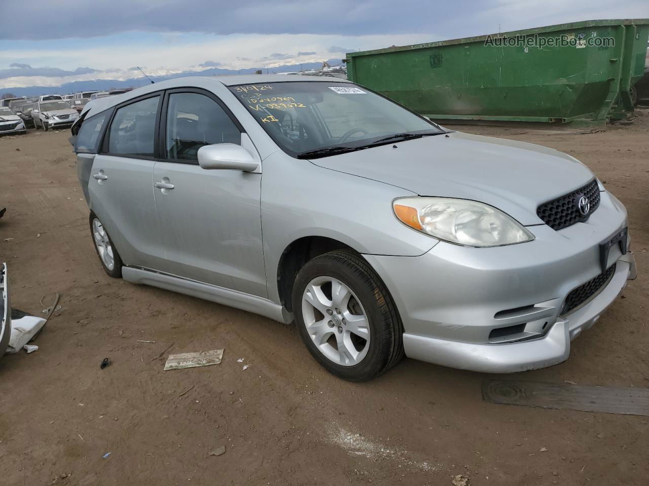 2003 Toyota Corolla Matrix Xr Silver vin: 2T1KR32E73C039672