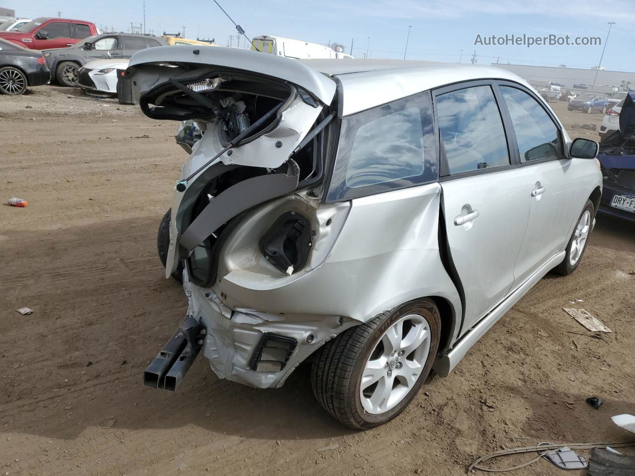 2003 Toyota Corolla Matrix Xr Silver vin: 2T1KR32E73C039672