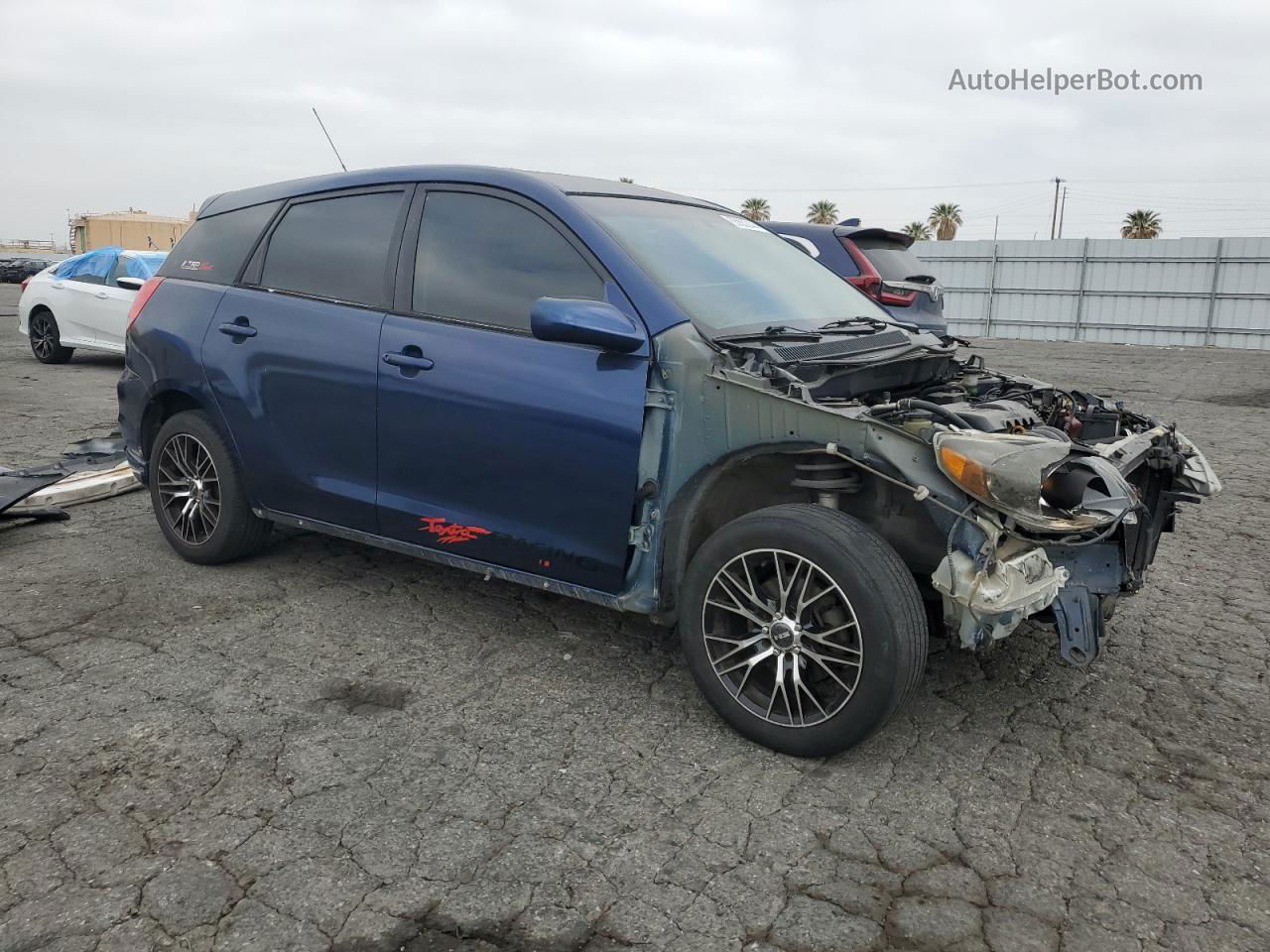 2003 Toyota Corolla Matrix Xr Blue vin: 2T1KR32E73C064720