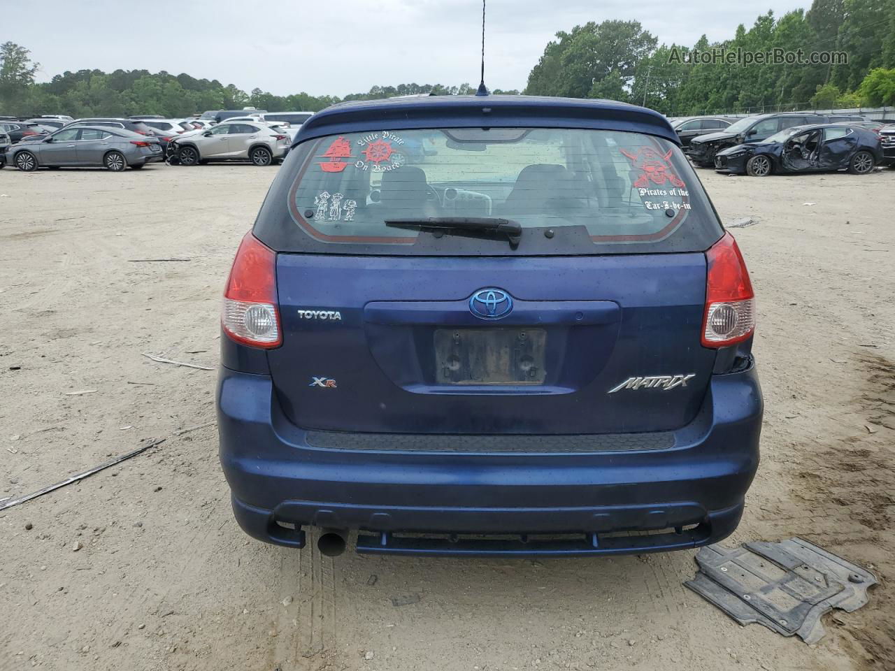 2003 Toyota Corolla Matrix Xr Blue vin: 2T1KR32E73C084000