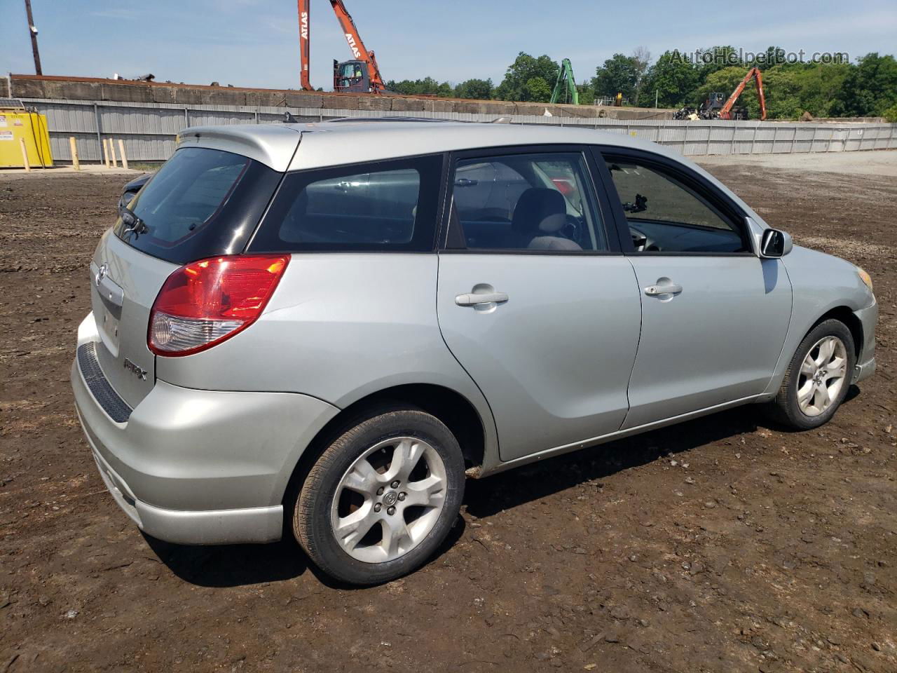 2004 Toyota Corolla Matrix Xr Silver vin: 2T1KR32E74C235211