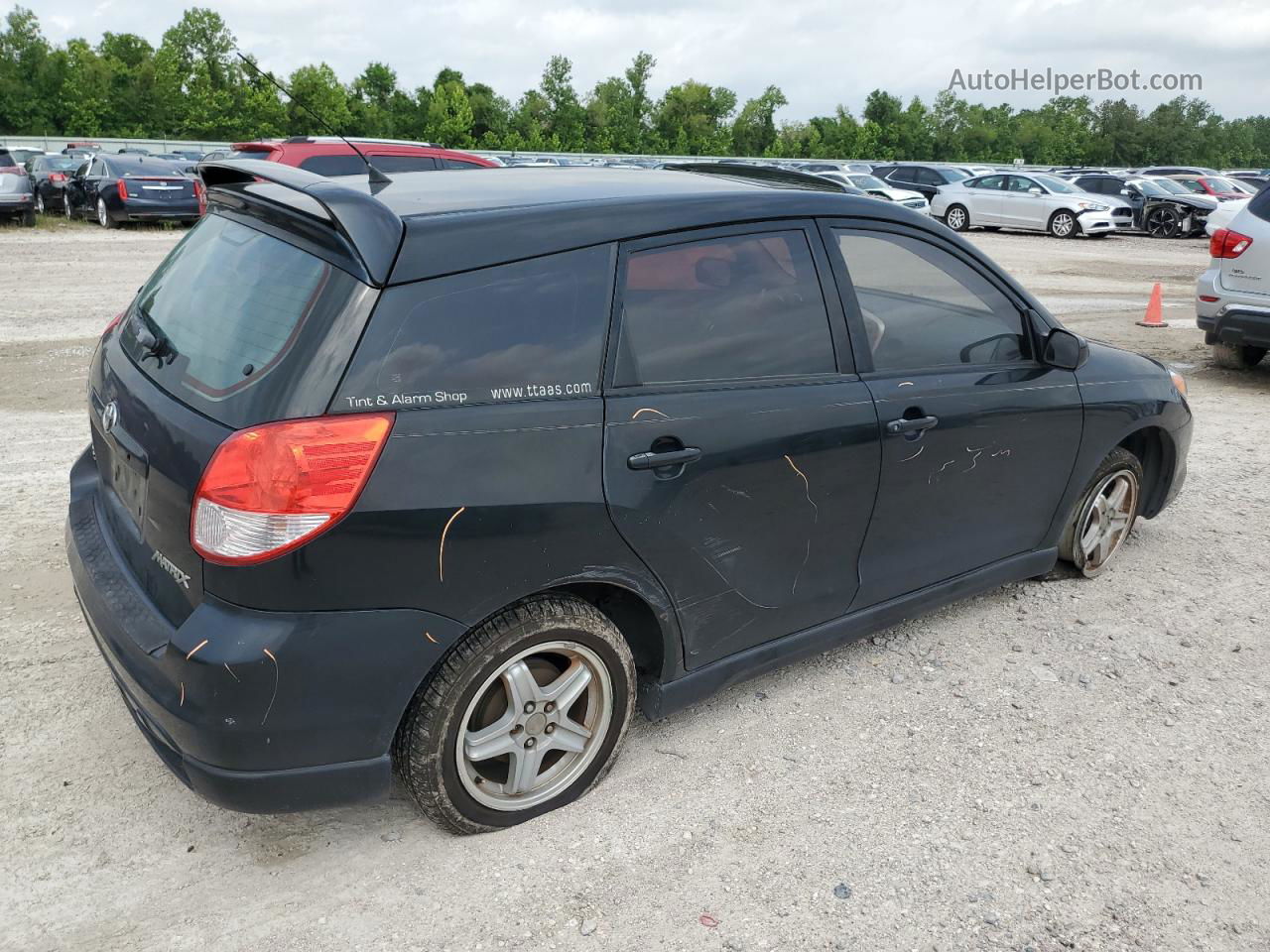 2004 Toyota Corolla Matrix Xr Black vin: 2T1KR32E74C239159