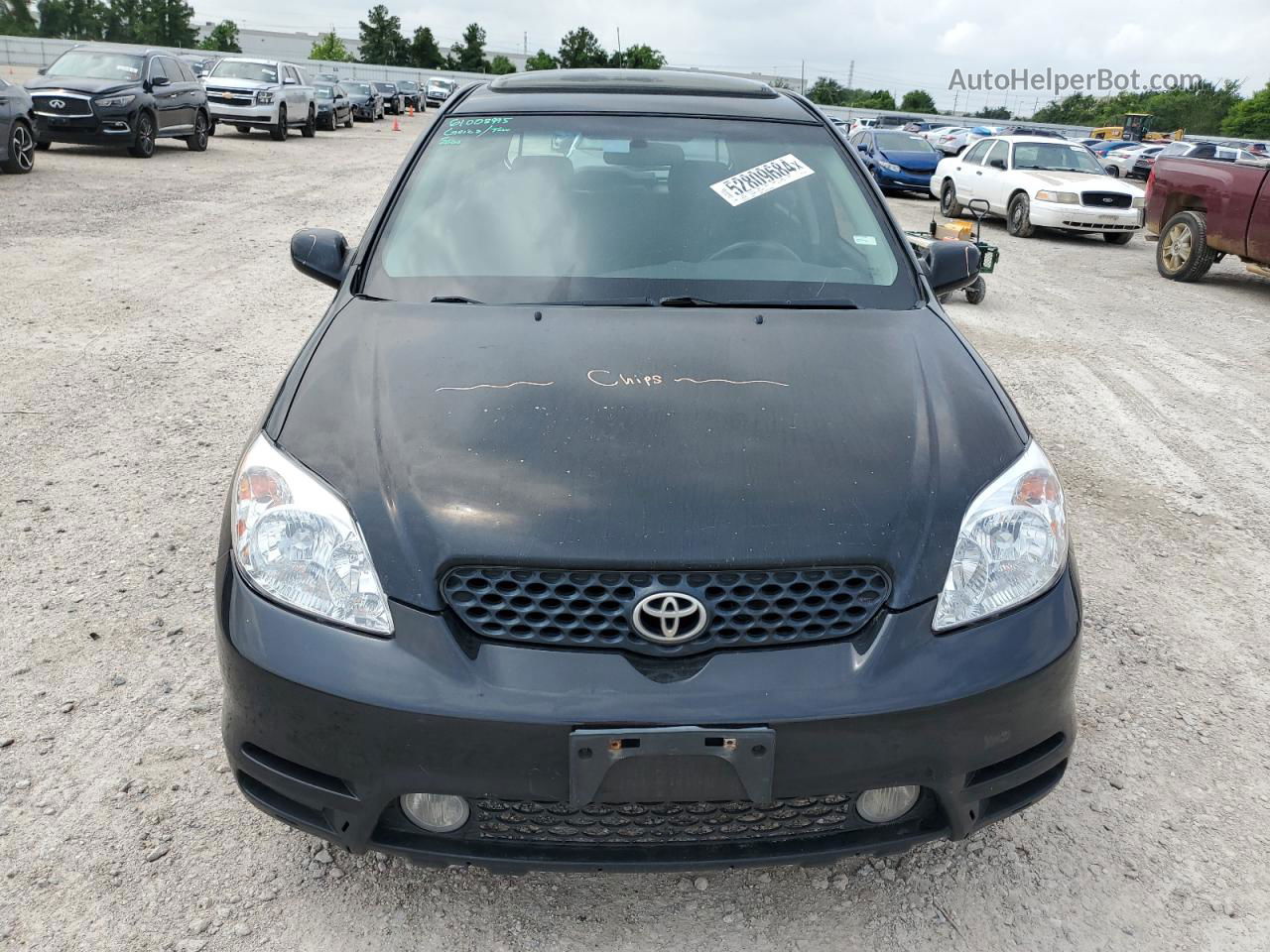 2004 Toyota Corolla Matrix Xr Black vin: 2T1KR32E74C239159