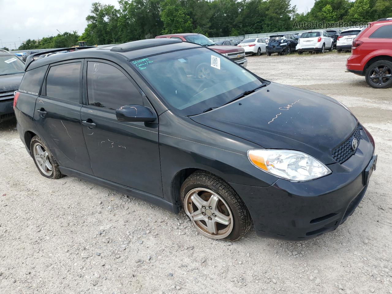 2004 Toyota Corolla Matrix Xr Black vin: 2T1KR32E74C239159