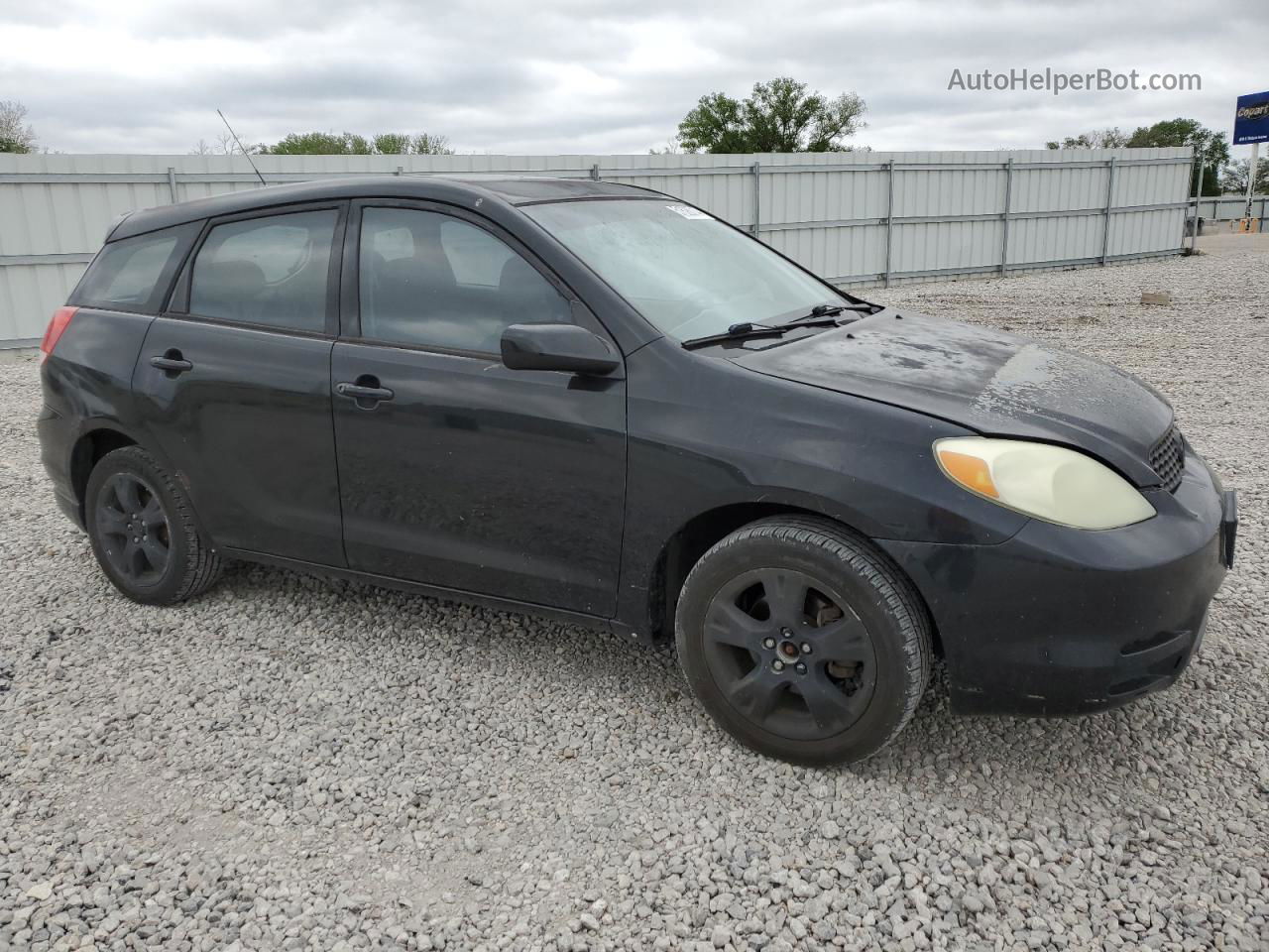 2004 Toyota Corolla Matrix Xr Black vin: 2T1KR32E74C274574