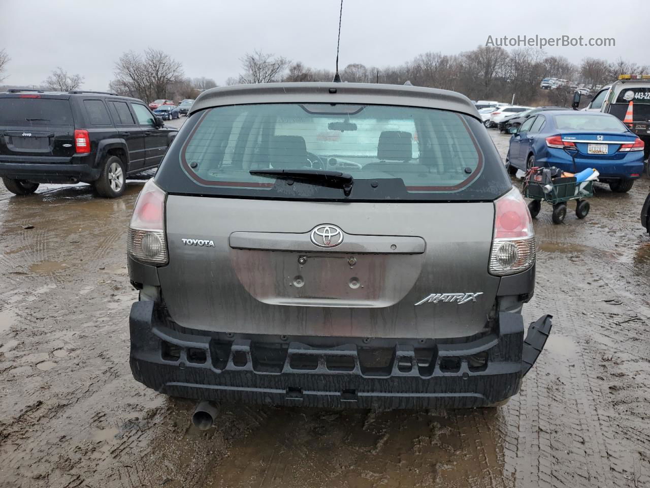 2008 Toyota Corolla Matrix Xr Gray vin: 2T1KR32E78C688427