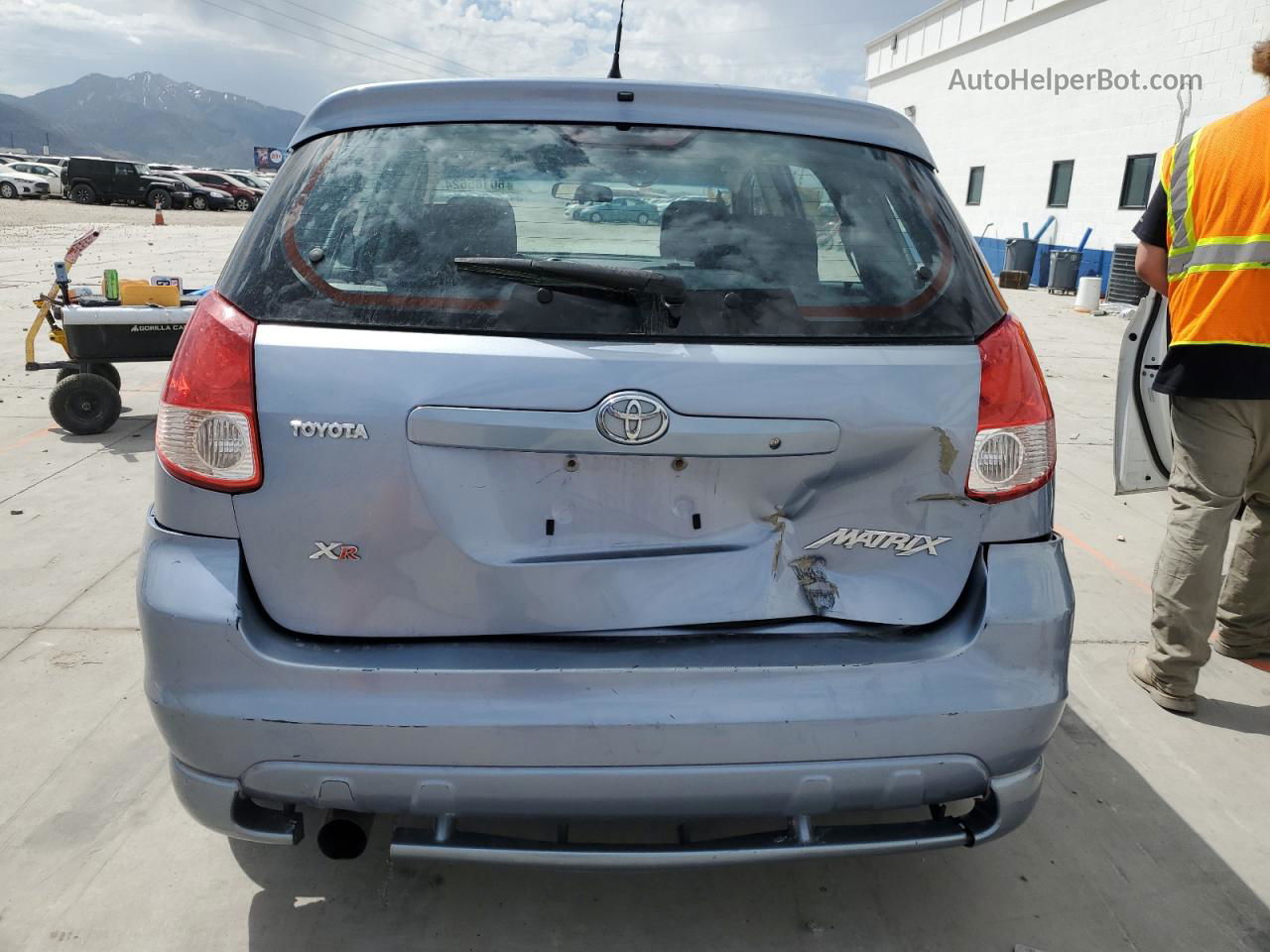 2003 Toyota Corolla Matrix Xr Blue vin: 2T1KR32E83C000430