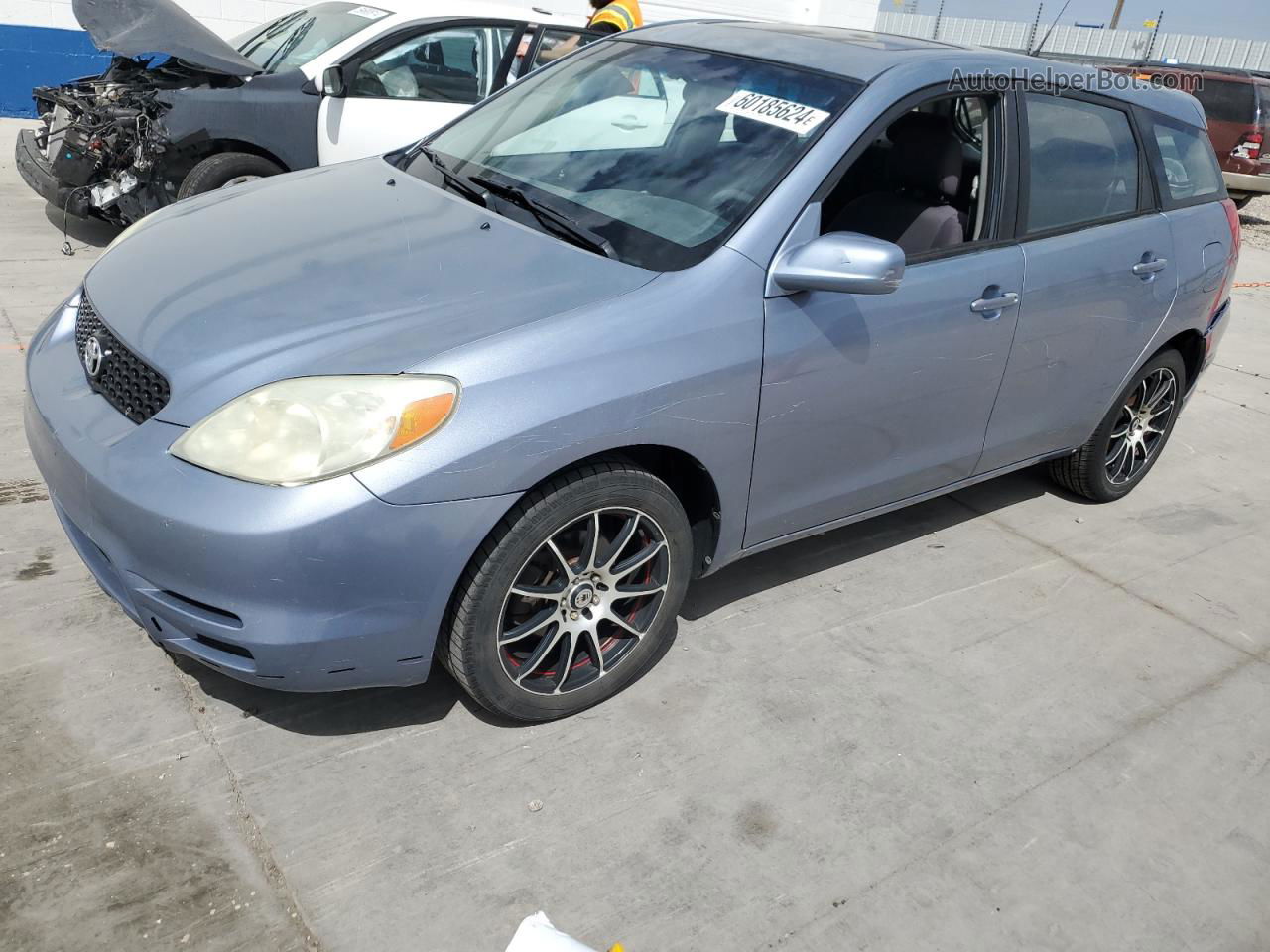 2003 Toyota Corolla Matrix Xr Blue vin: 2T1KR32E83C000430