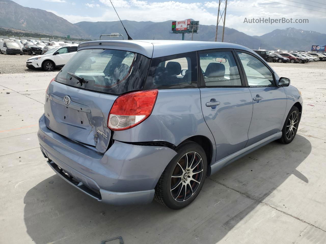 2003 Toyota Corolla Matrix Xr Blue vin: 2T1KR32E83C000430