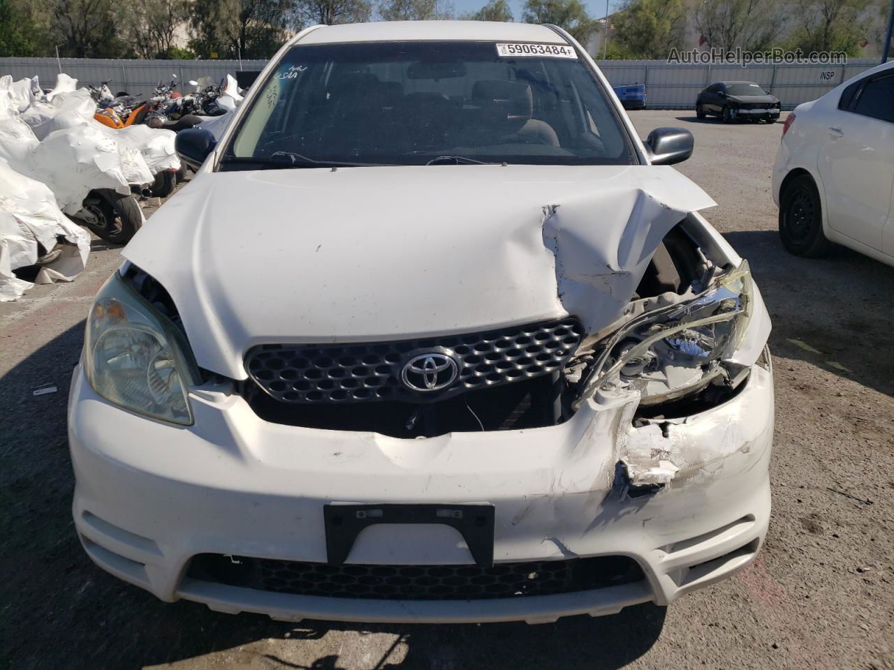 2003 Toyota Corolla Matrix Xr White vin: 2T1KR32E83C090792