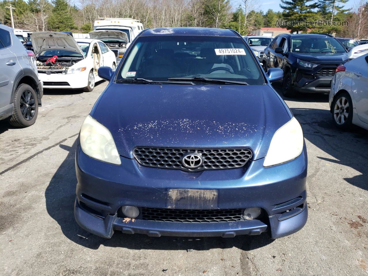 2004 Toyota Corolla Matrix Xr Blue vin: 2T1KR32E84C189128