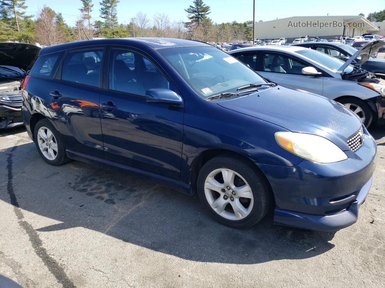 2004 Toyota Corolla Matrix Xr Blue vin: 2T1KR32E84C189128