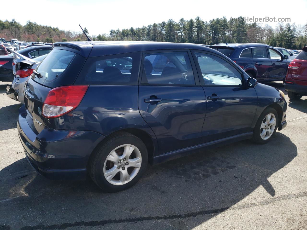 2004 Toyota Corolla Matrix Xr Blue vin: 2T1KR32E84C189128