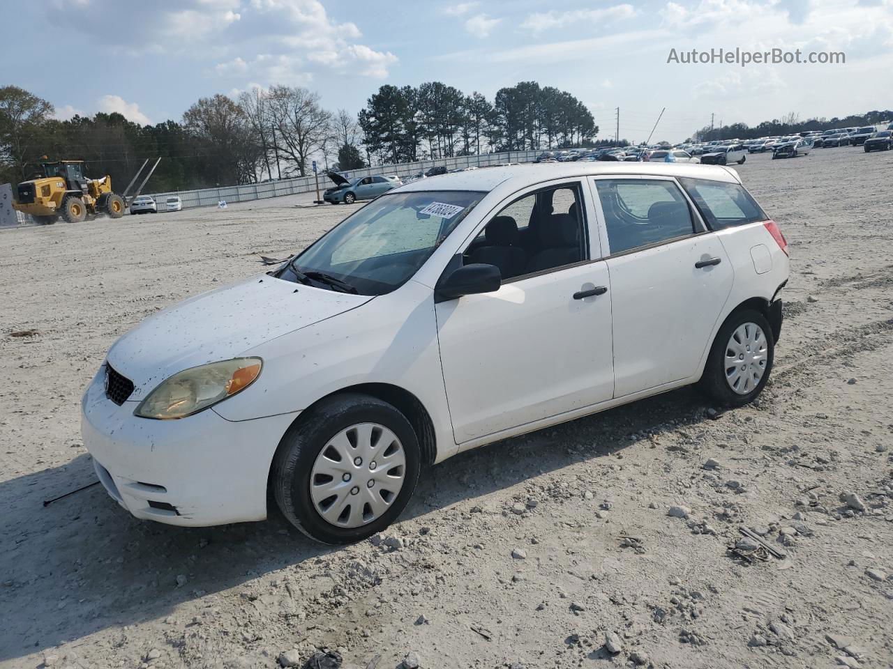 2004 Toyota Corolla Matrix Xr White vin: 2T1KR32E84C205327