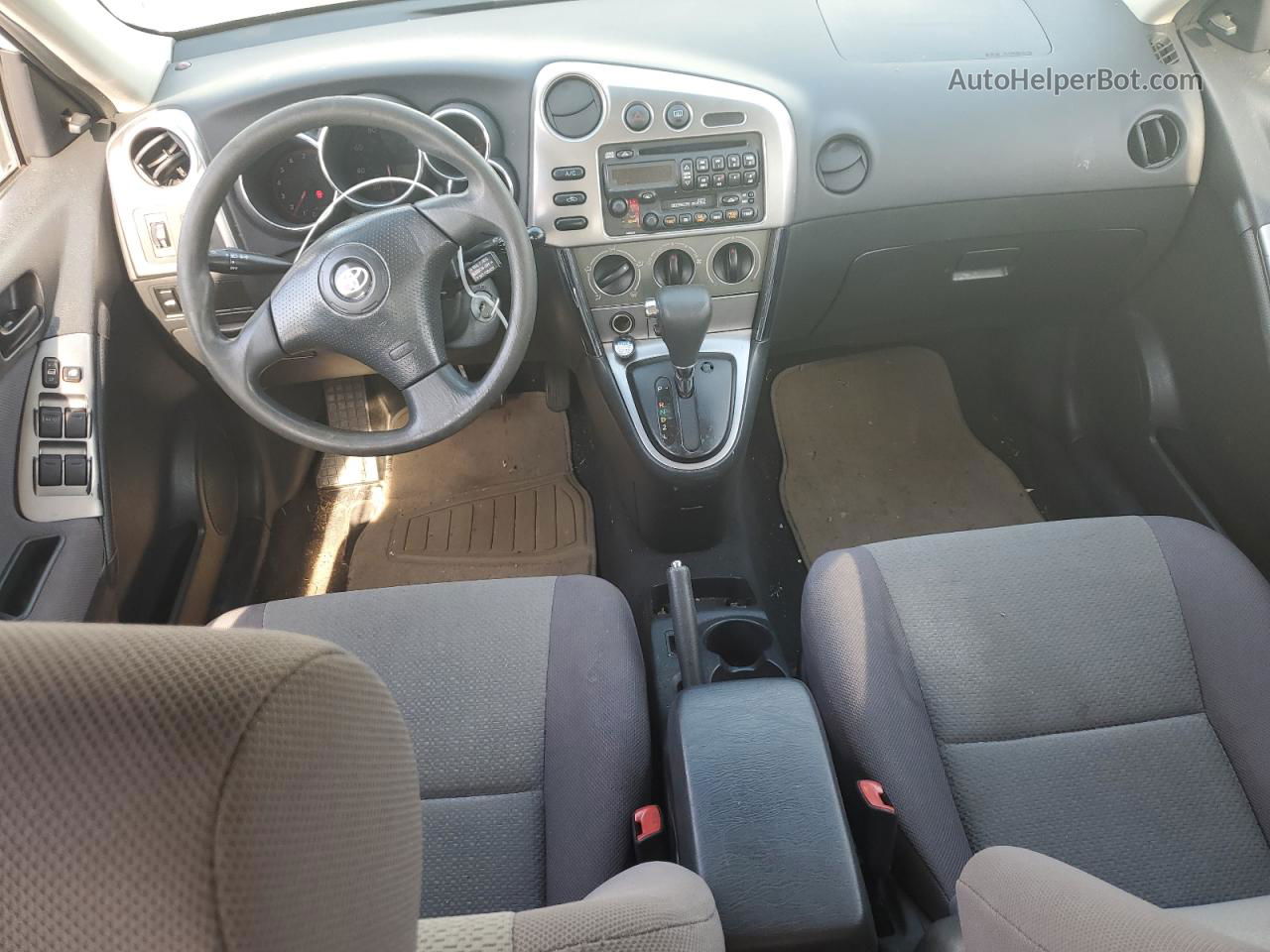 2004 Toyota Corolla Matrix Xr White vin: 2T1KR32E84C205327