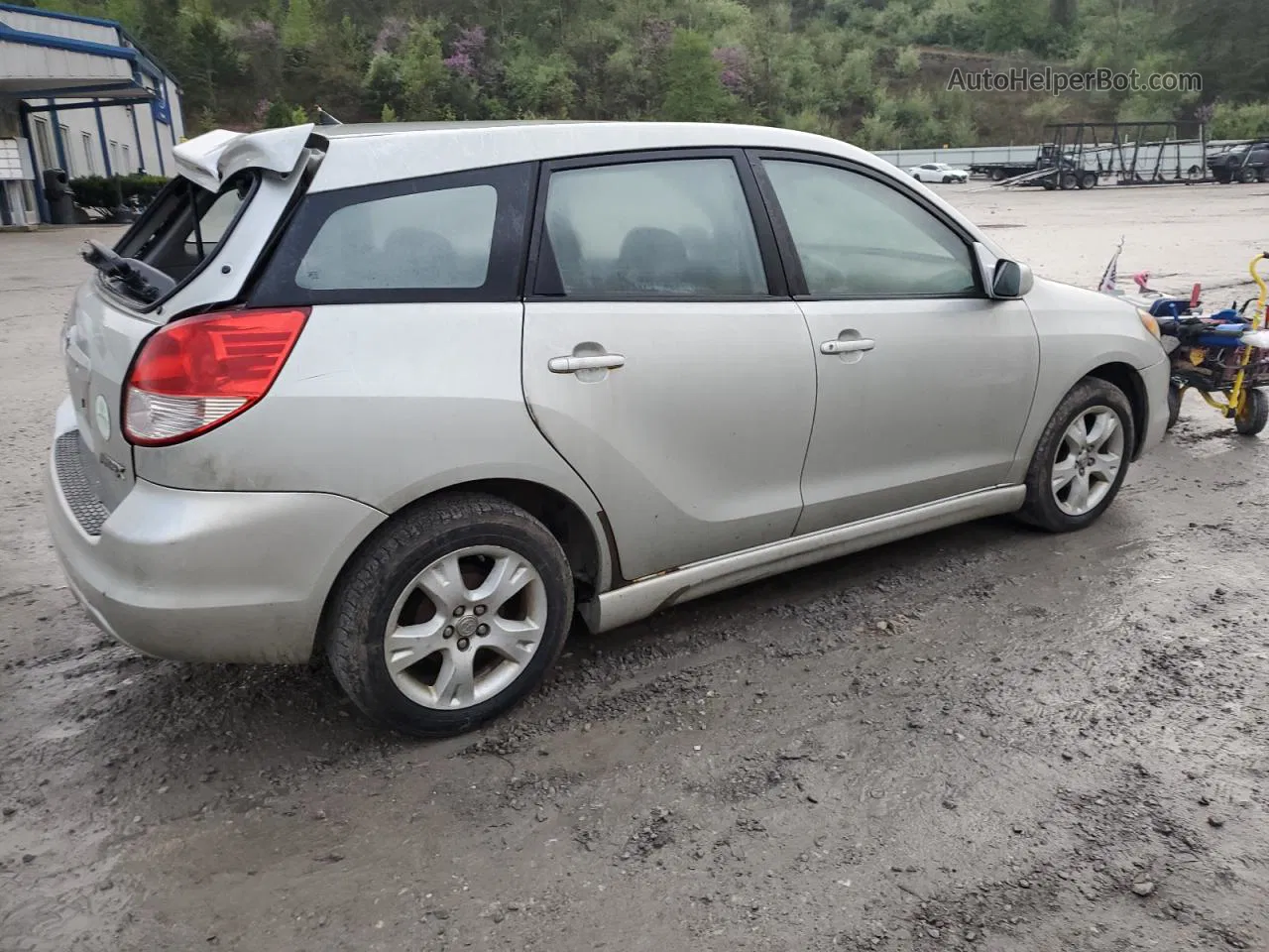 2003 Toyota Corolla Matrix Xr Silver vin: 2T1KR32E93C032724