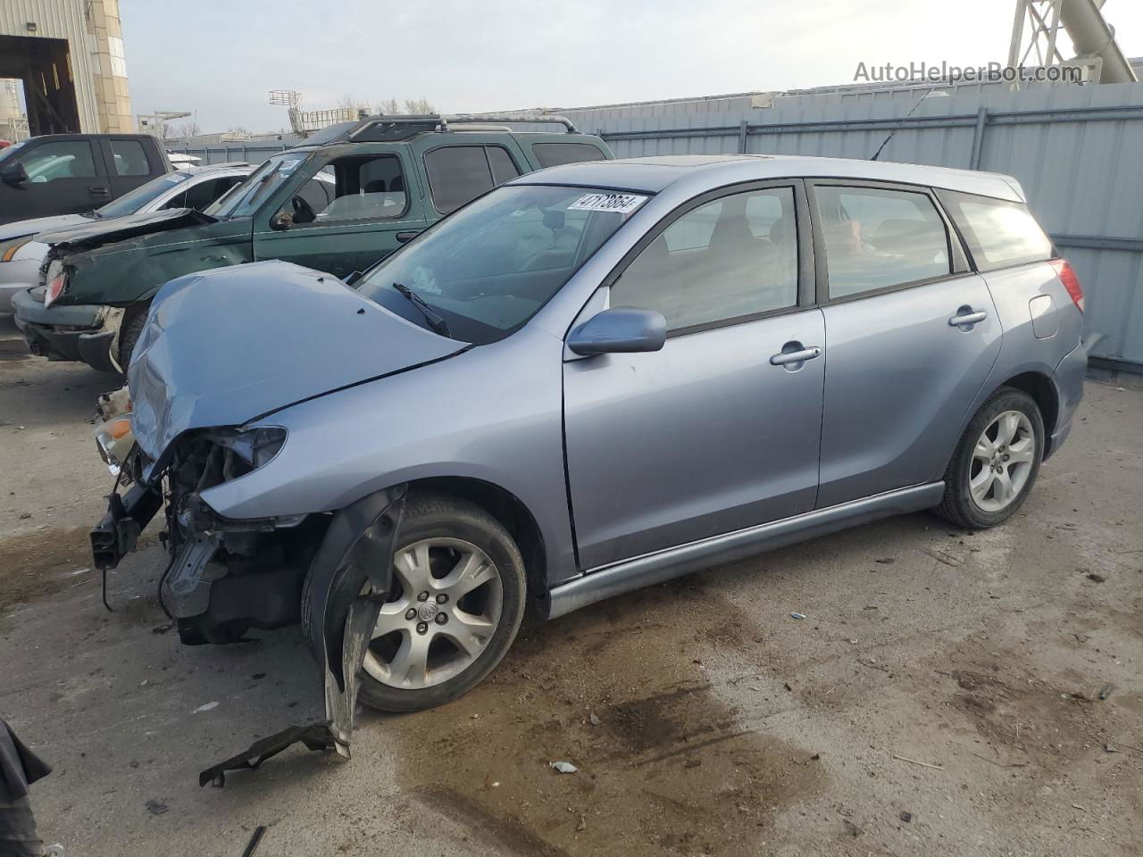 2003 Toyota Corolla Matrix Xr Blue vin: 2T1KR32E93C155911