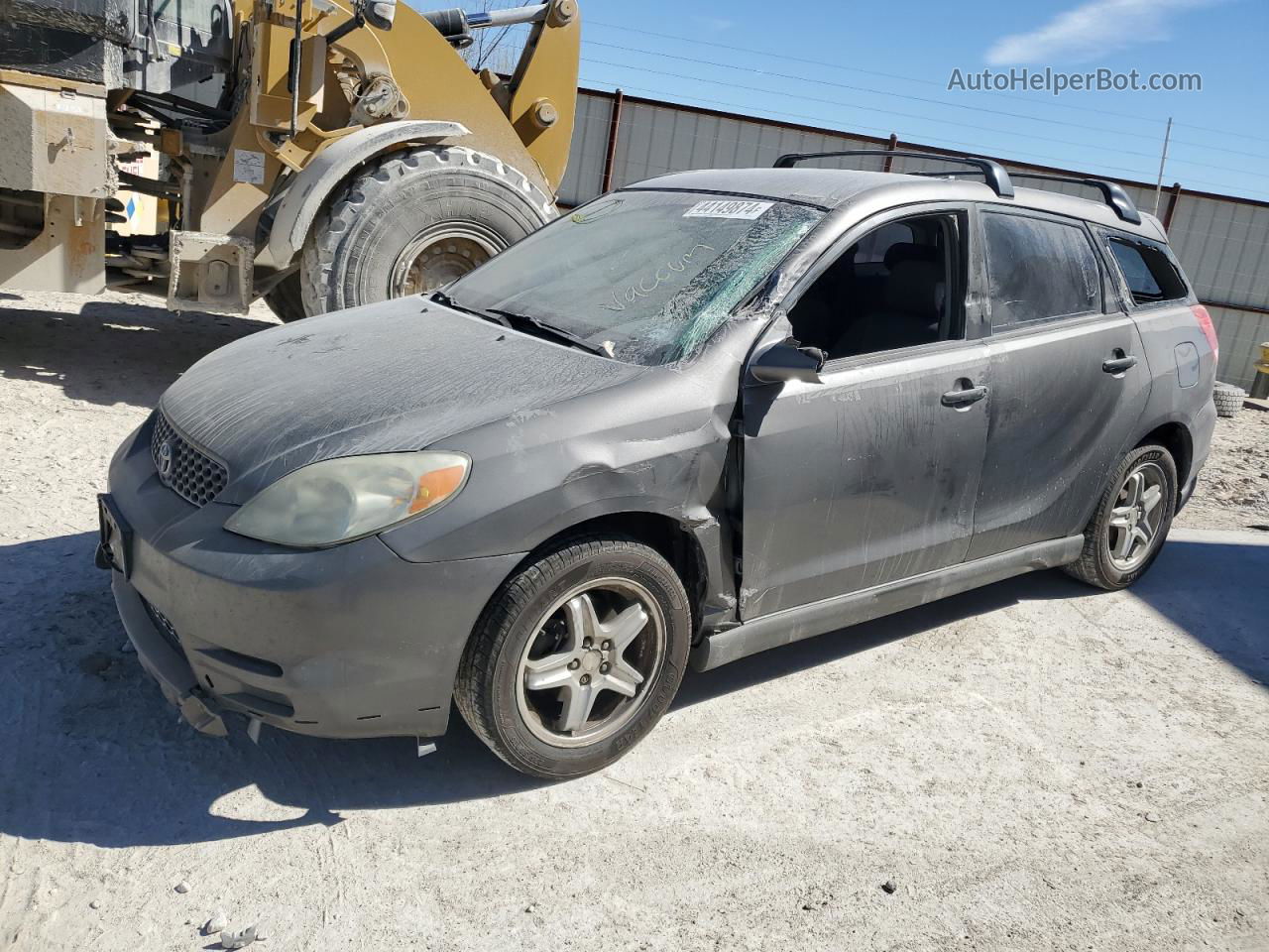 2004 Toyota Corolla Matrix Xr Gray vin: 2T1KR32E94C174489