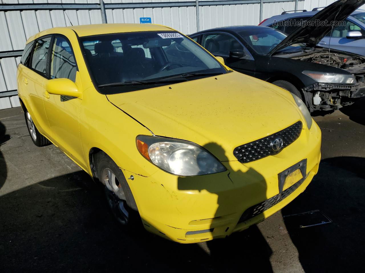 2004 Toyota Corolla Matrix Xr Yellow vin: 2T1KR32E94C195424