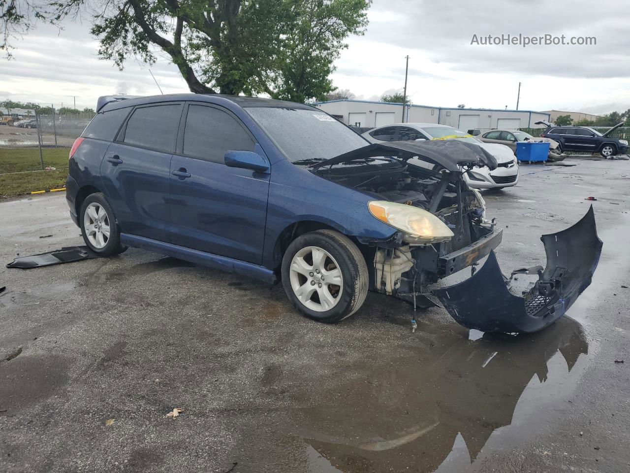 2004 Toyota Corolla Matrix Xr Blue vin: 2T1KR32E94C223576