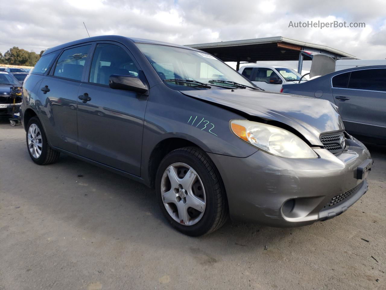 2005 Toyota Corolla Matrix Xr Gray vin: 2T1KR32E95C451448