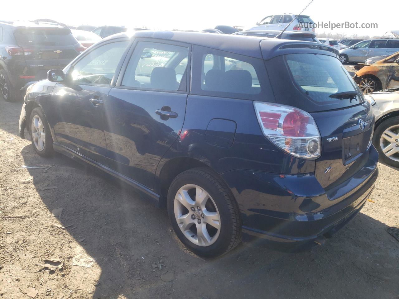 2008 Toyota Corolla Matrix Xr Blue vin: 2T1KR32E98C719581