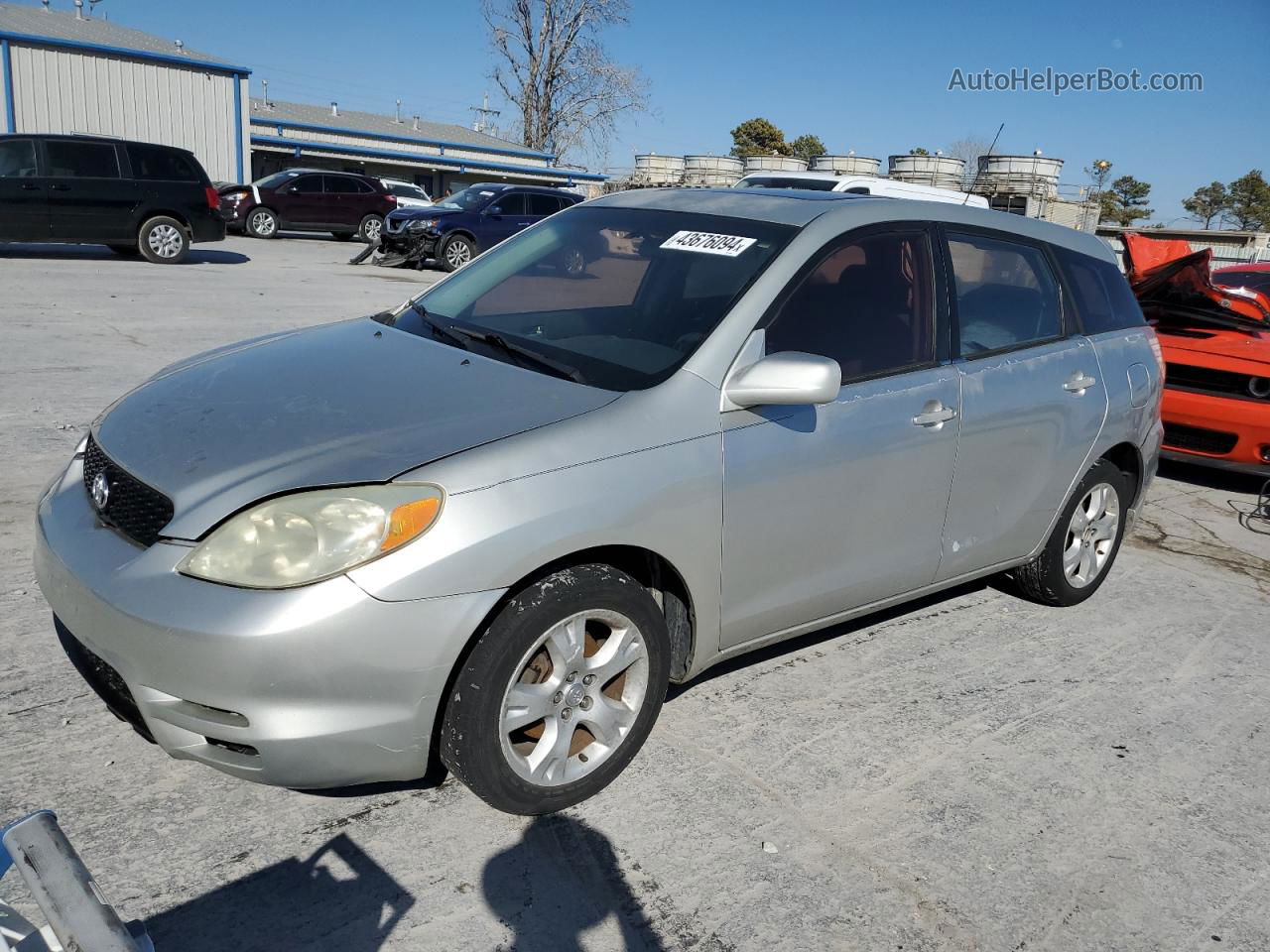 2003 Toyota Corolla Matrix Xr Silver vin: 2T1KR32EX3C043537