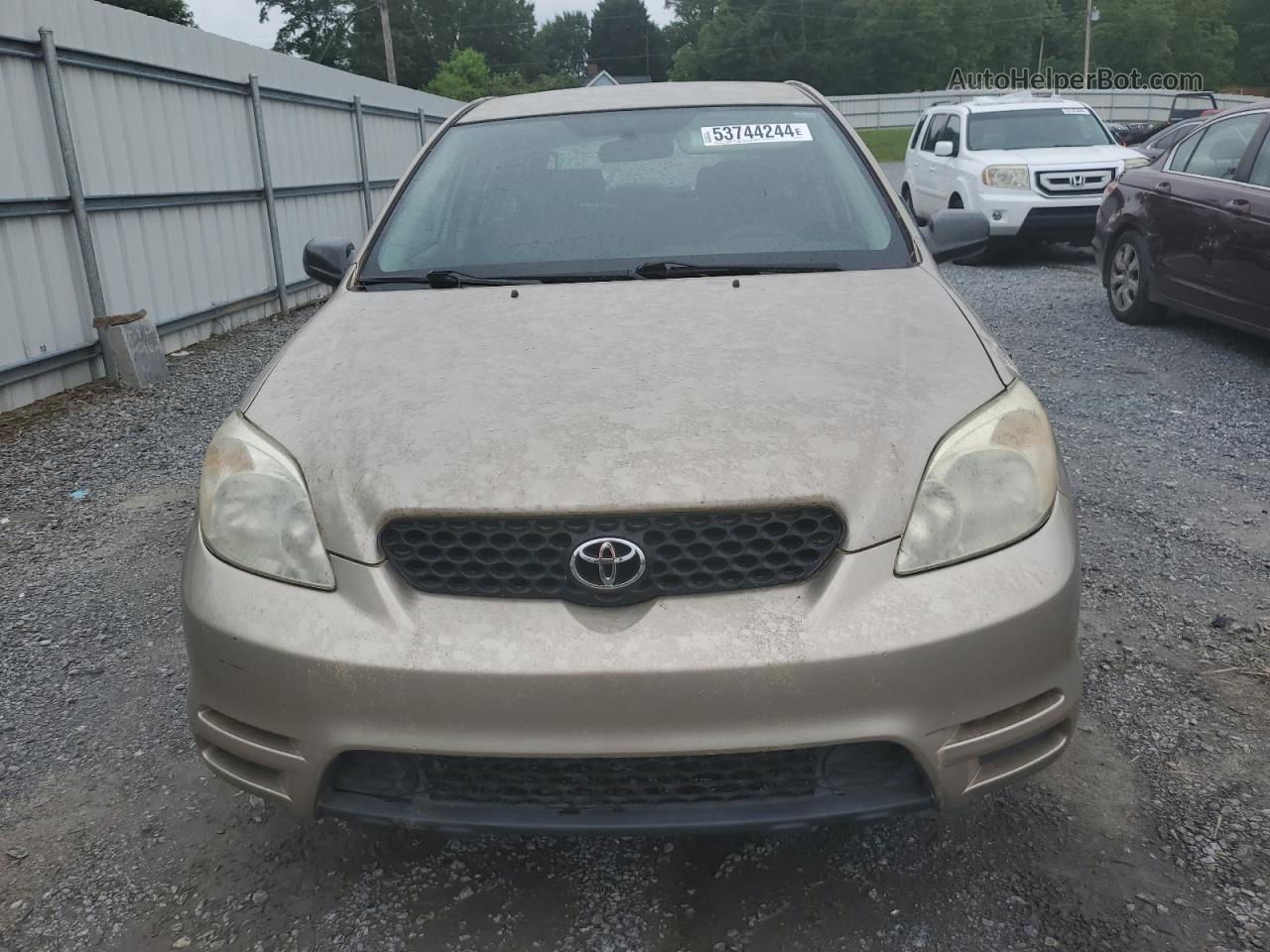 2003 Toyota Corolla Matrix Xr Gold vin: 2T1KR32EX3C095573