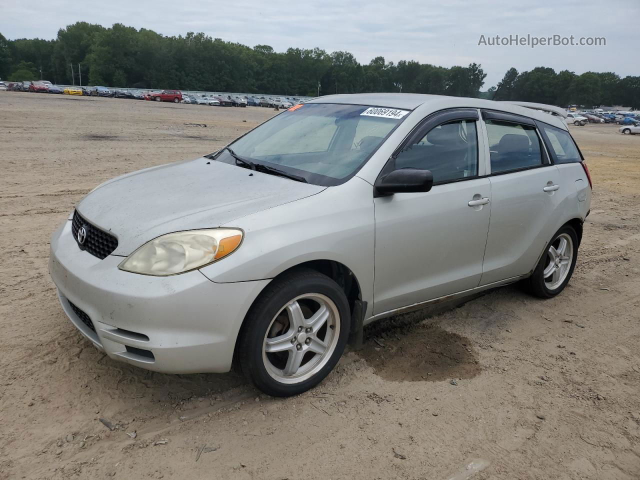 2003 Toyota Corolla Matrix Xr Silver vin: 2T1KR32EX3C105504