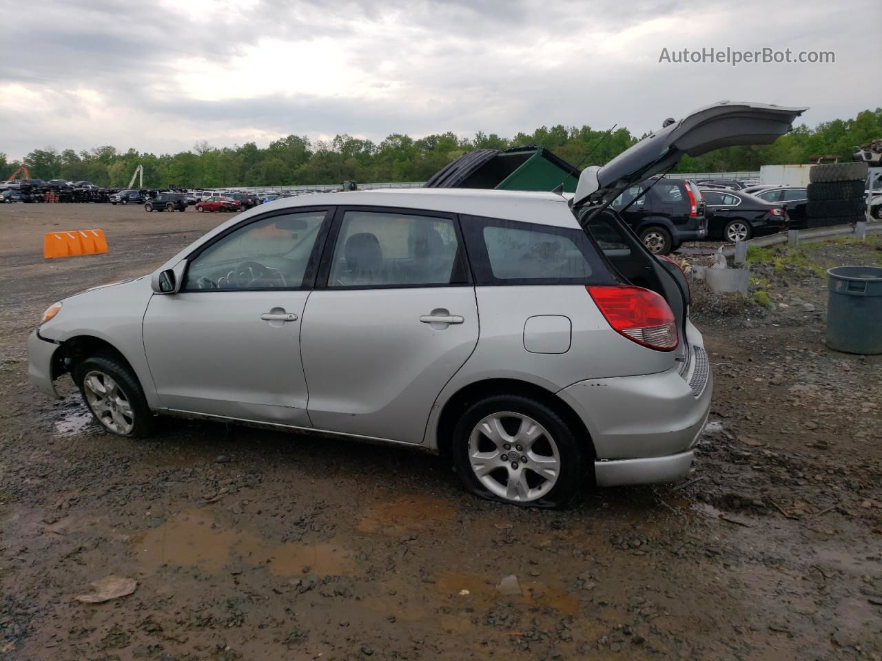 2004 Toyota Corolla Matrix Xr Silver vin: 2T1KR32EX4C243237