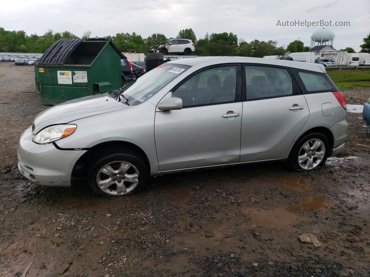 2004 Toyota Corolla Matrix Xr Silver vin: 2T1KR32EX4C243237