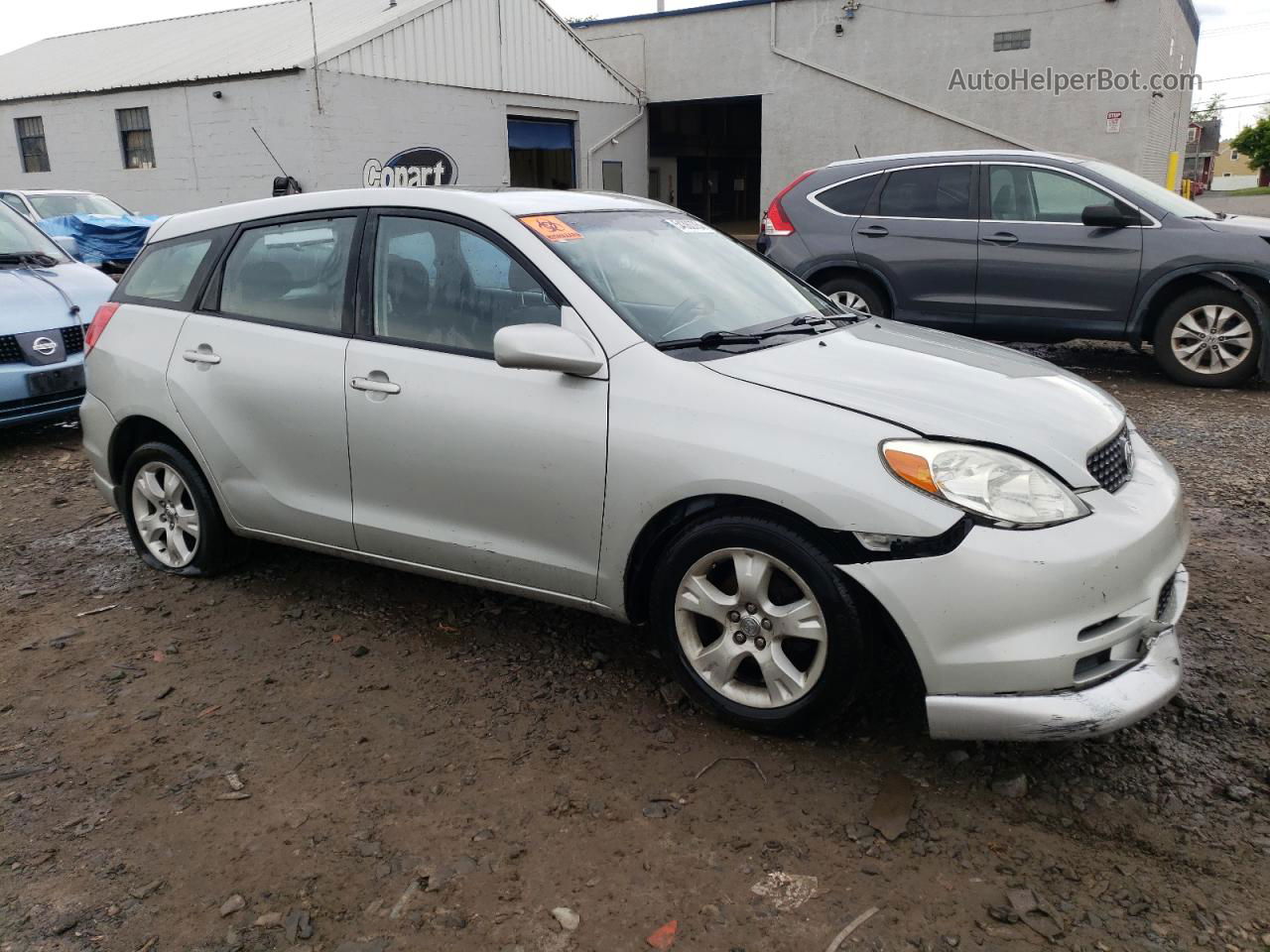 2004 Toyota Corolla Matrix Xr Silver vin: 2T1KR32EX4C243237